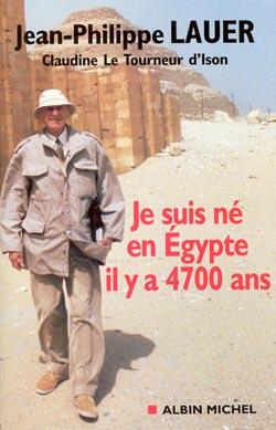 Couverture du livre Je suis né en Égypte il y a 4700 ans