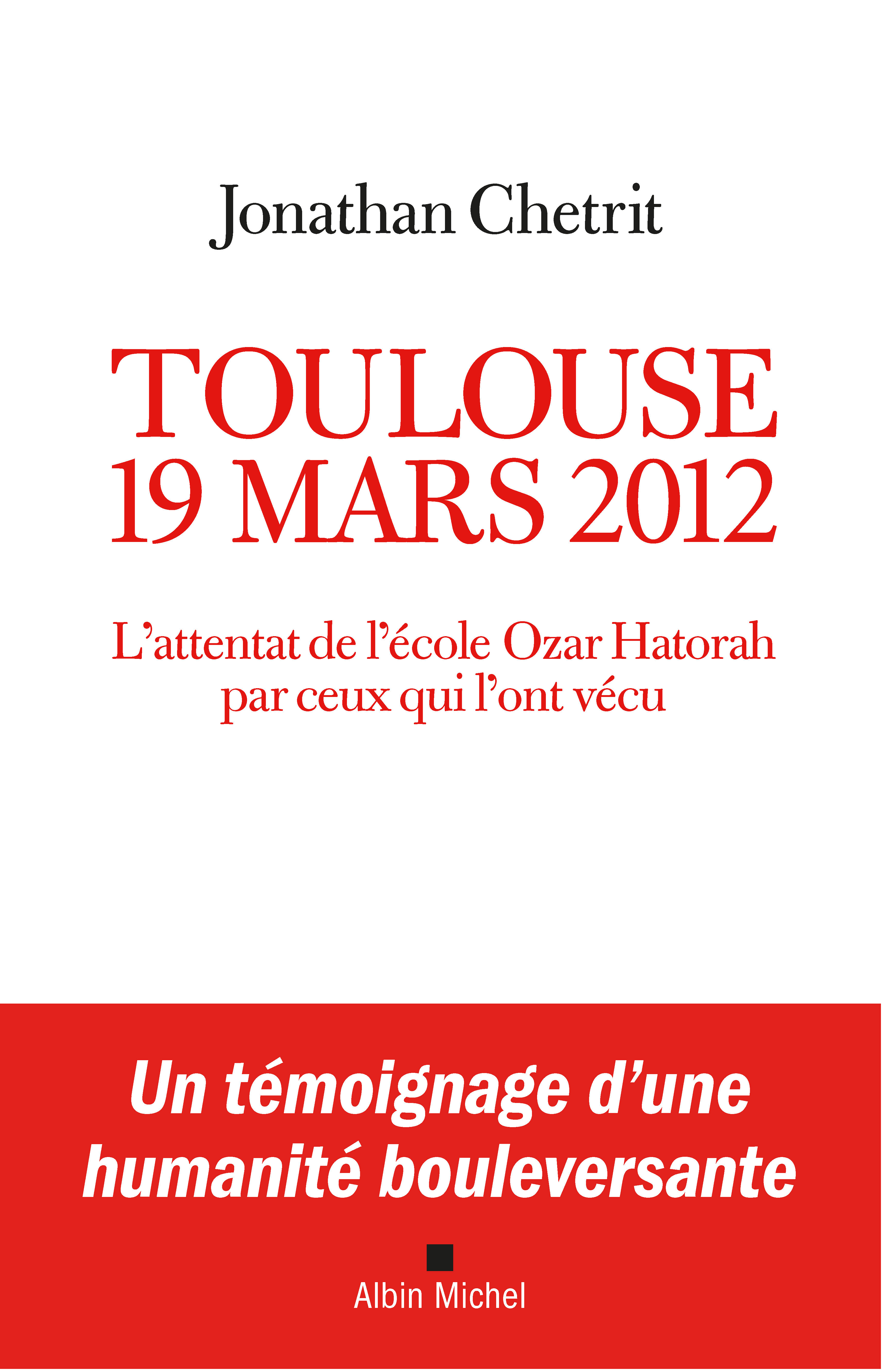 Couverture du livre Toulouse 19 mars 2012