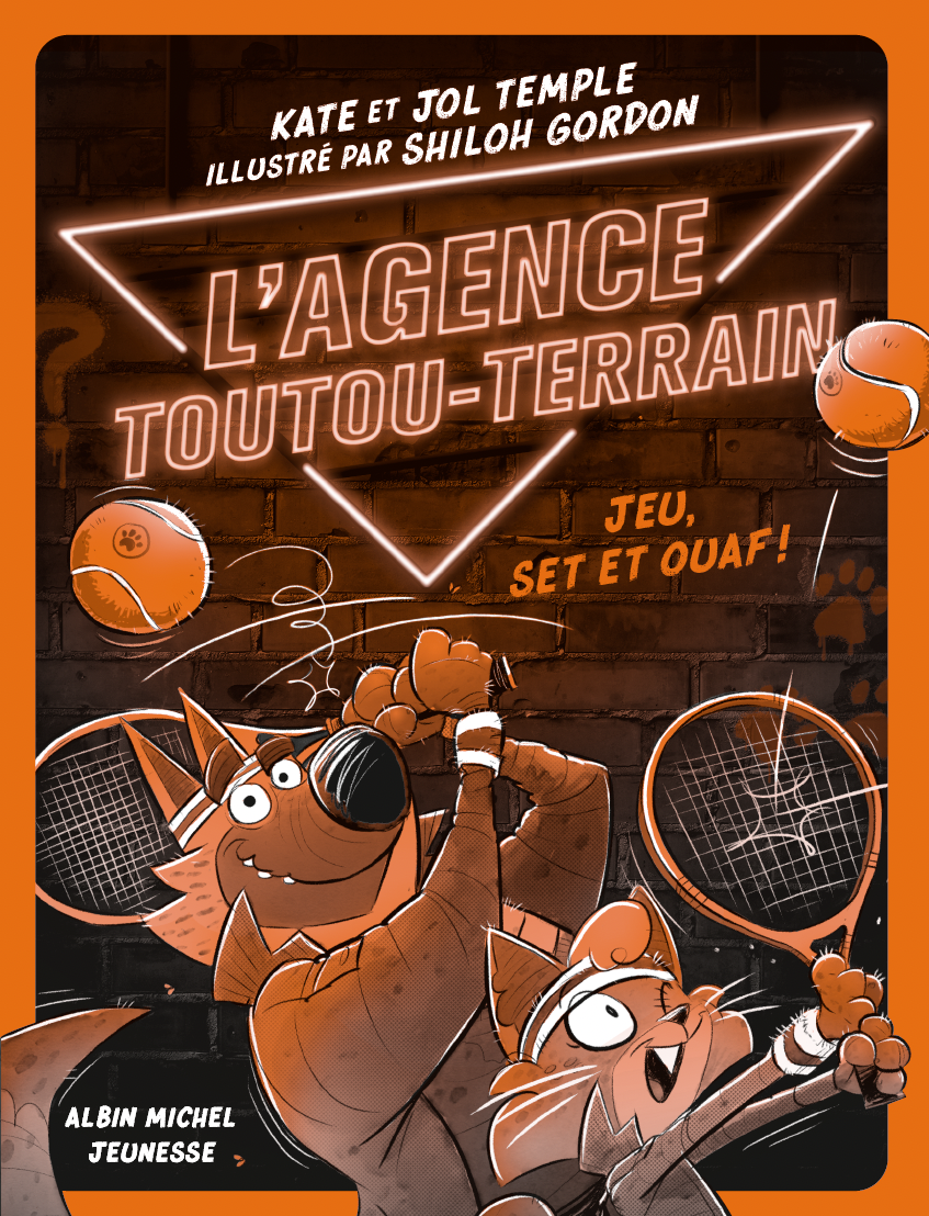 Couverture du livre L'Agence Toutou-Terrain - tome 3 - Jeu, set et ouaf !