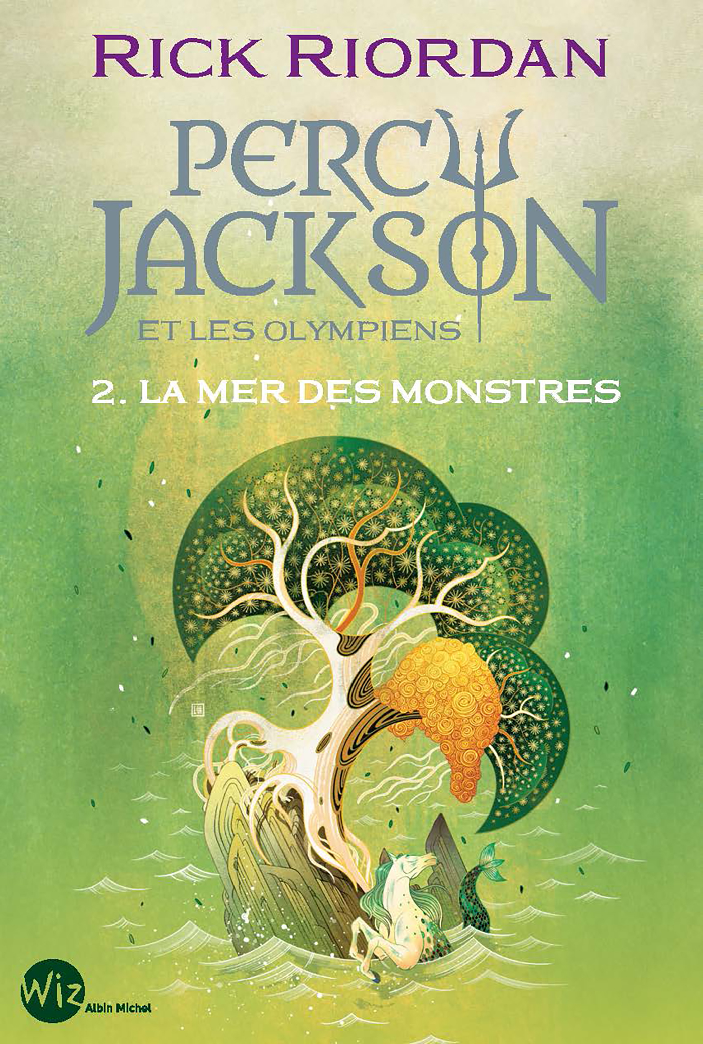 Couverture du livre Percy Jackson et les Olympiens - tome 2 - La Mer des monstres